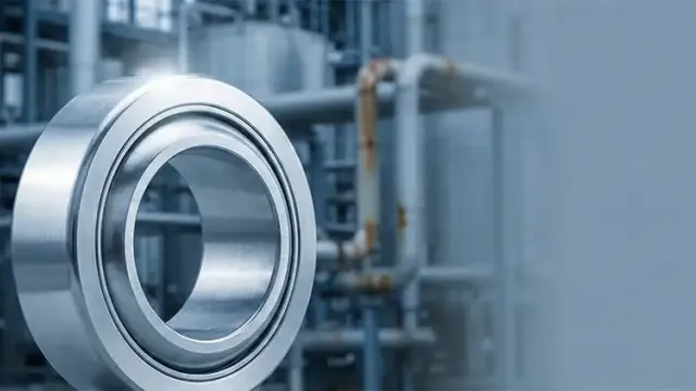 Snodo sferico SS316 in un impianto chimico industriale