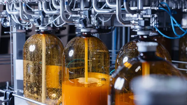 Linea di produzione per l'industria alimentare e delle bevande